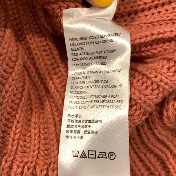 Free People Layer Cake Sweater Rose Turtleneck - Picture 5 of 5